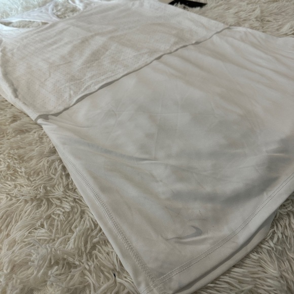 Nike Swim White Layered Racerback Tank Top Size Large – NWT - Picture 15 of 16